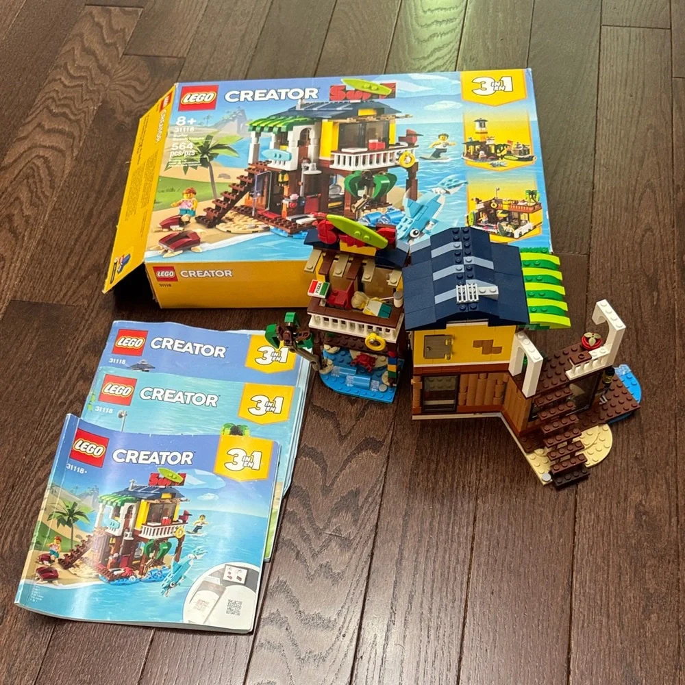 LEGO Creator 3-in-1 Tropical Beach House Playset - Multi-Color 31118